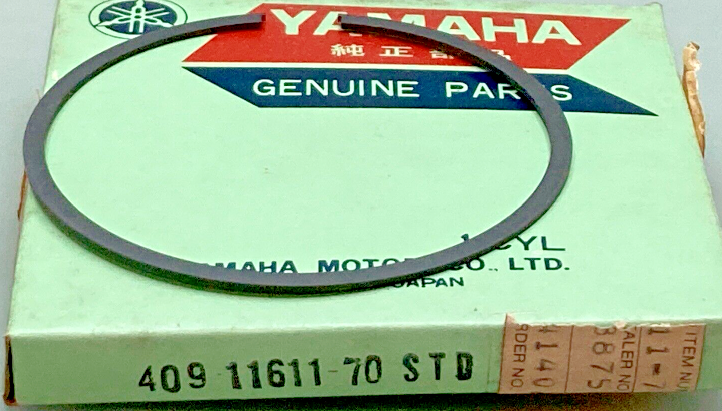 NEW GENUINE YAMAHA 409-11611-70 PISTON RING STD