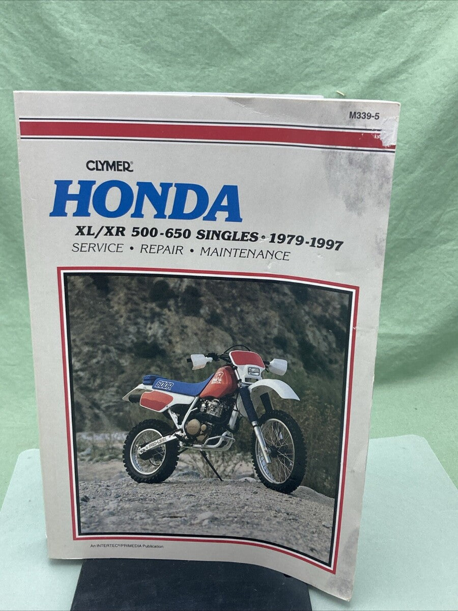 CLYMER M339-5 XL/XR 500-650 SINGLES 79-97 SERVICE MANUAL HONDA