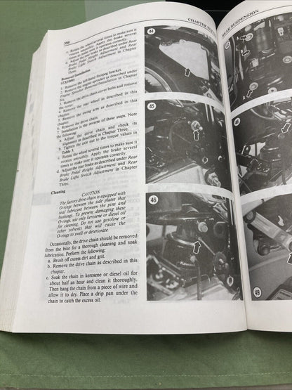 CLYMER M453 900-1100 NINJA 84-93 SERVICE MANUAL KAWASAKI