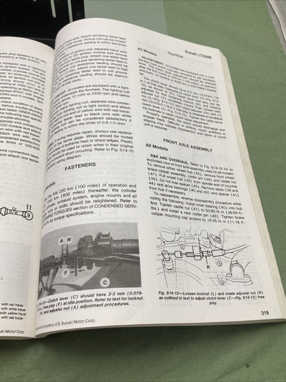 INTERTEC ATV1-2 ALL TERRAIN VEHICLE 74-87 MAINTENANCE MANUAL 2ND EDITION