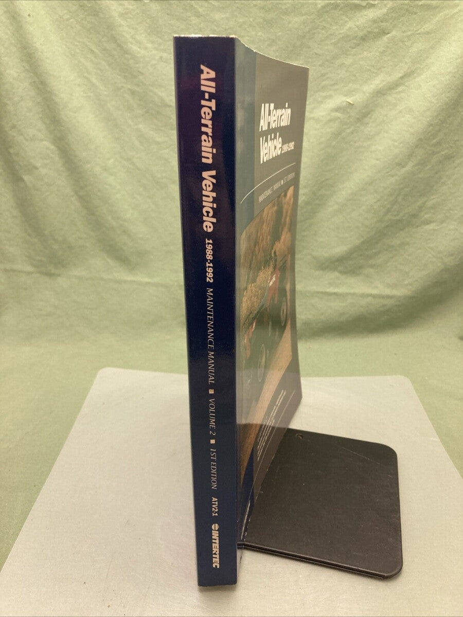 INTERTEC ATV2-1 ALL TERRAIN VEHICLE 88-92 MAINTENANCE MANUAL 1ST EDITION VOL 2