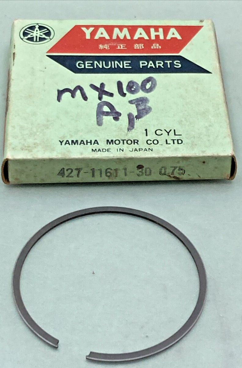 NEW GENUINE YAMAHA 427-11611-30 PISTON RING 0.75