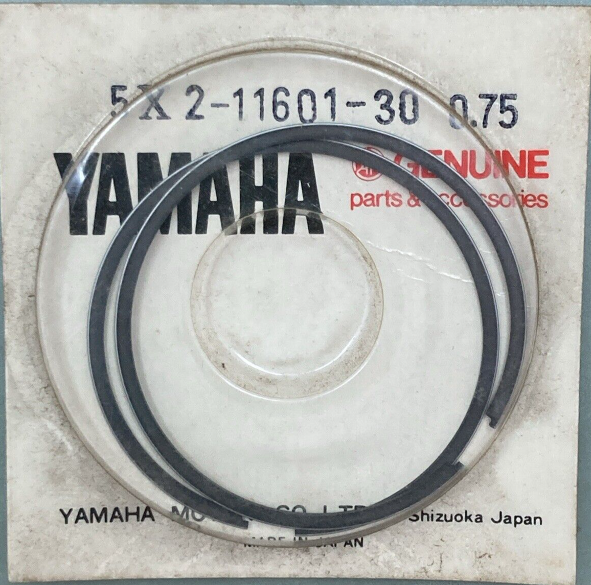 NEW GENUINE YAMAHA 5X2-11601-30 PISTON RING SET 0.75