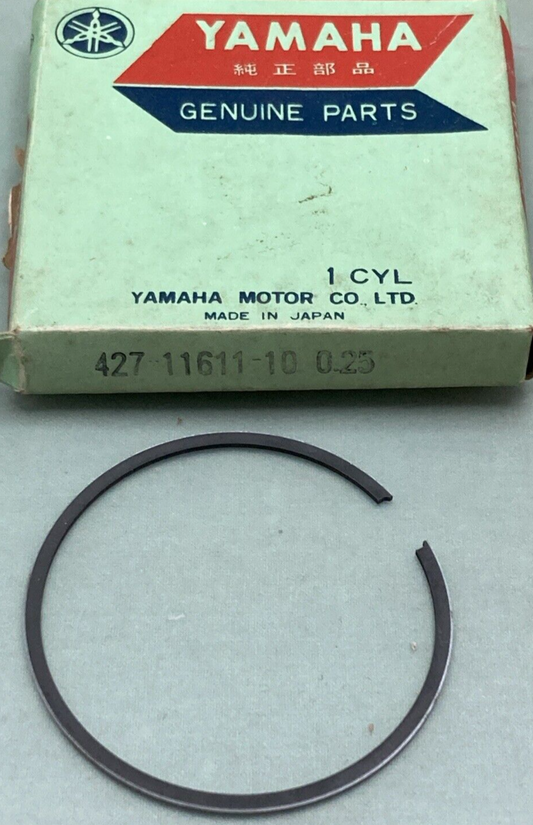 NEW GENUINE YAMAHA 427-11611-10 PISTON RING 0.25