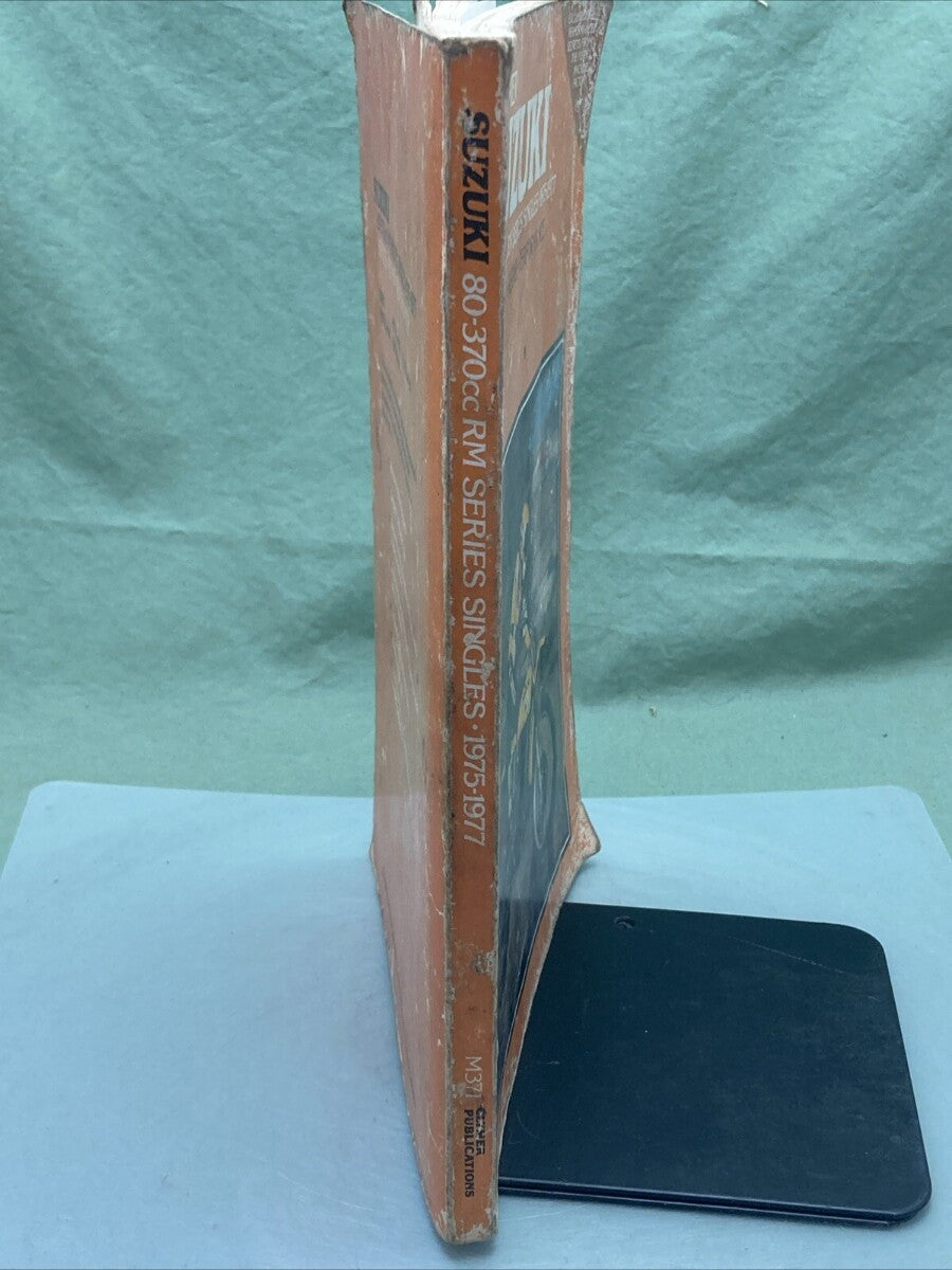 CLYMER M371 80-370CC RM SERIES SINGLES 75-77 SERVICE MANUAL SUZUKI