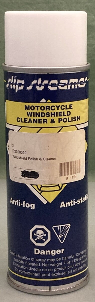 NEW GENUINE SLIP STREAMER S-C/P-M MOTORCYCLE WINDSHIELD CLEANER & POLISH