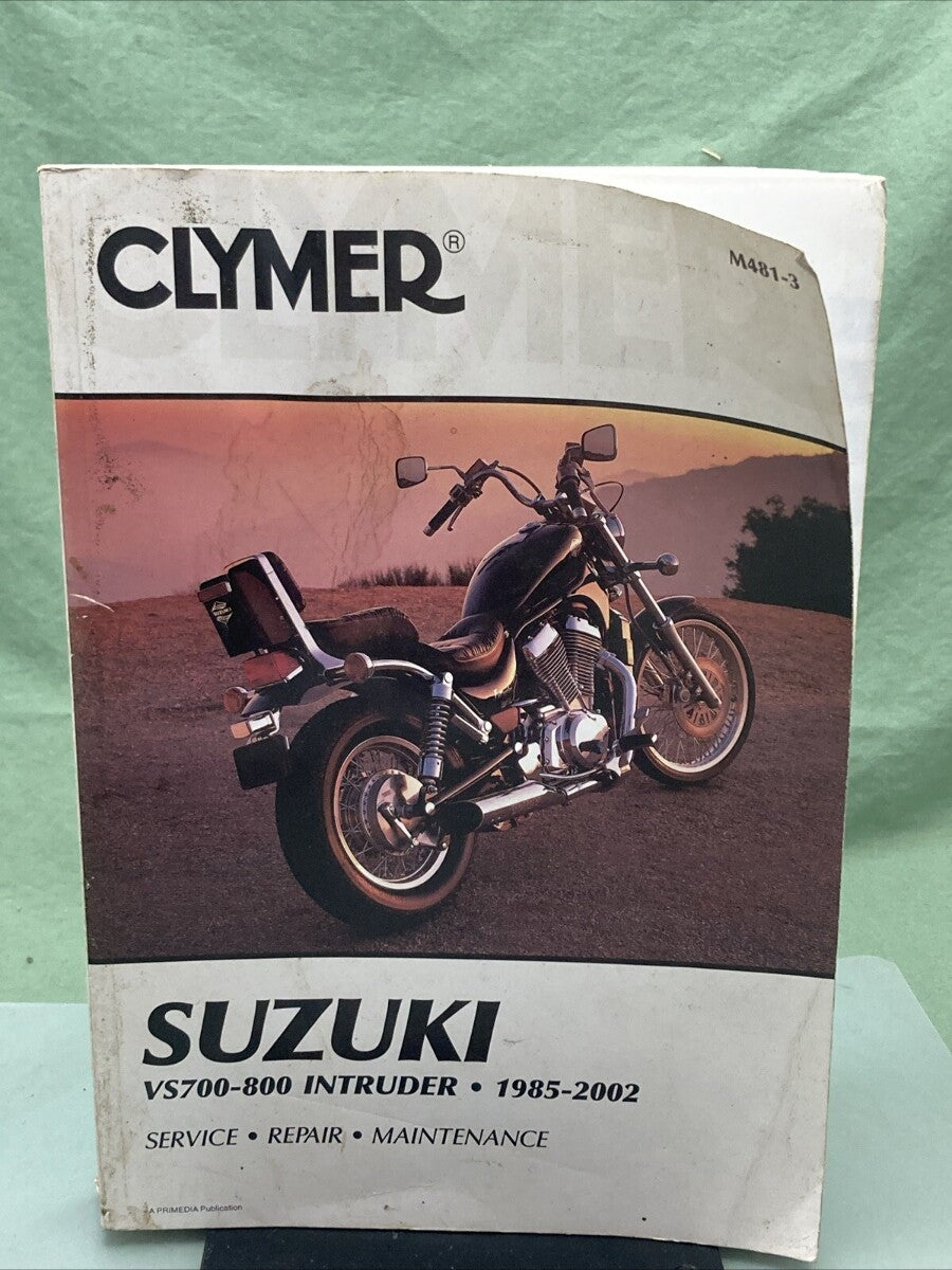 CLYMER M481-3 VS700-800 85-02 SERVICE MANUAL SUZUKI