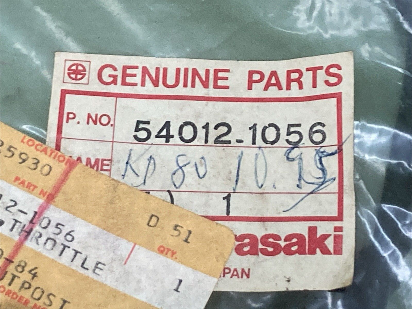 NEW GENUINE KAWASAKI 54012-1056 THROTTLE CABLE