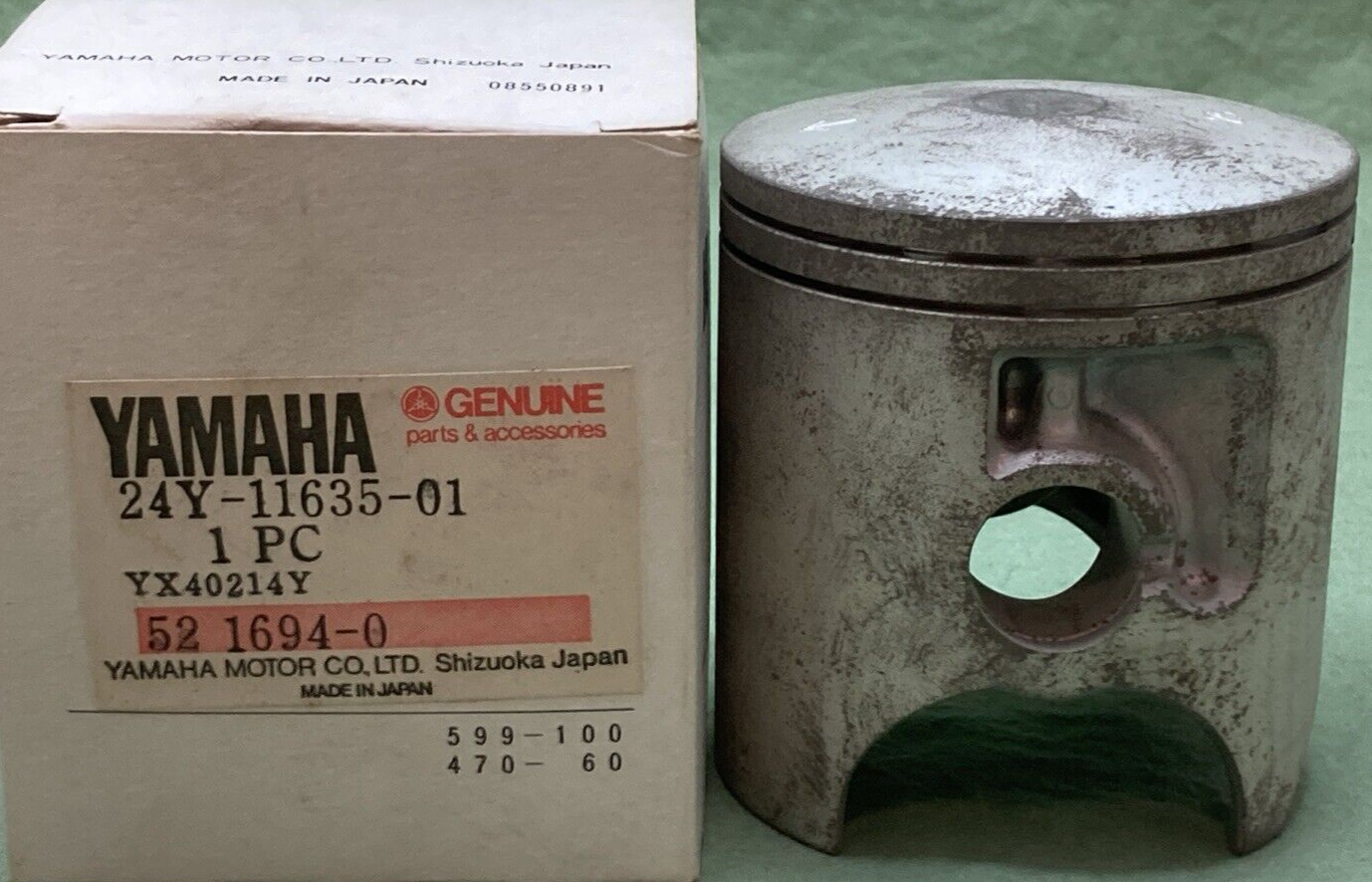 NEW GENUINE YAMAHA 24Y-11630-10 PISTON KIT INCOMPLETE SEE LISTING