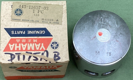 NEW GENUINE YAMAHA 443-11637-03 PISTON 3RD 0.75