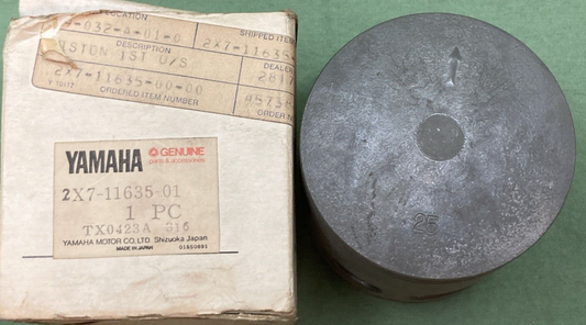 NEW GENUINE YAMAHA 2X7-11635-01 PISTON 1ST 0.25 O/S