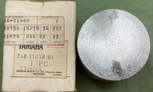 NEW GENUINE YAMAHA 248-11638-01 PISTON 4TH 1.00 O/S