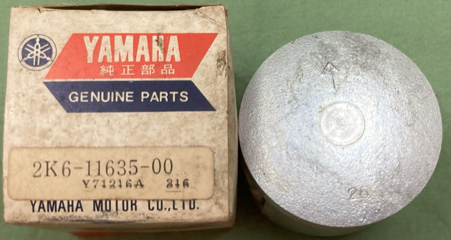 NEW GENUINE YAMAHA 2K6-11635-00 PISTON 1ST  0.25 O/S