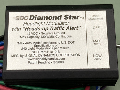 NEW BACK OFF 01010 HEADLIGHT MODULATOR W HEADS UP TRAFFIC ALERT