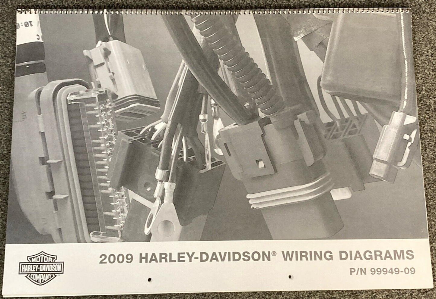 GENUINE HARLEY DAVIDSON 99949-09 WIRING DIAGRAMS BOOK 2009