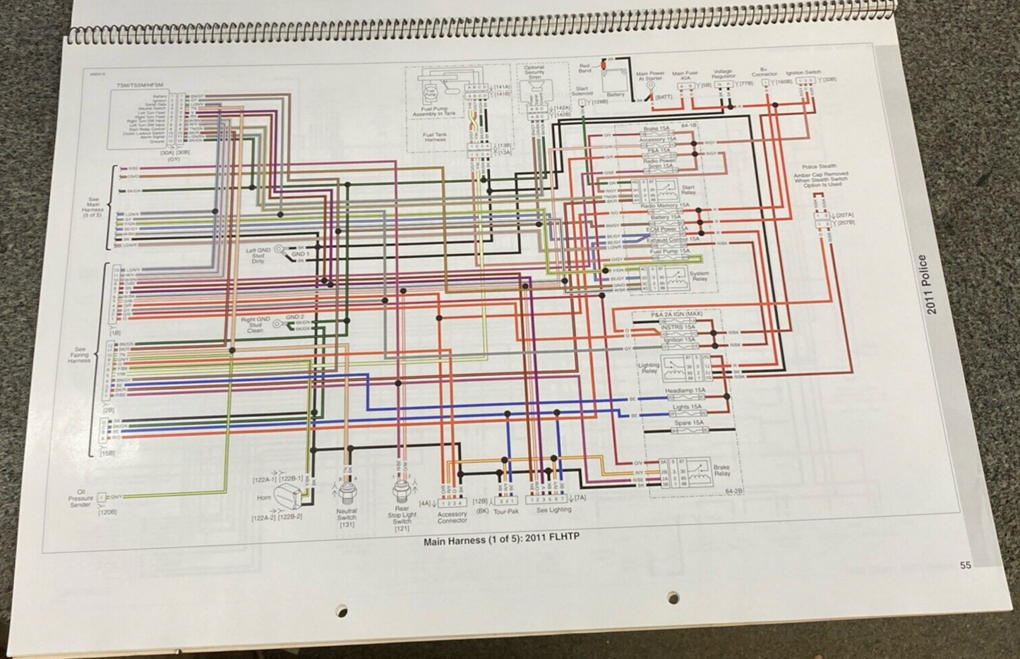 GENUINE HARLEY DAVIDSON 99949-11 WIRING DIAGRAMS BOOK 2011