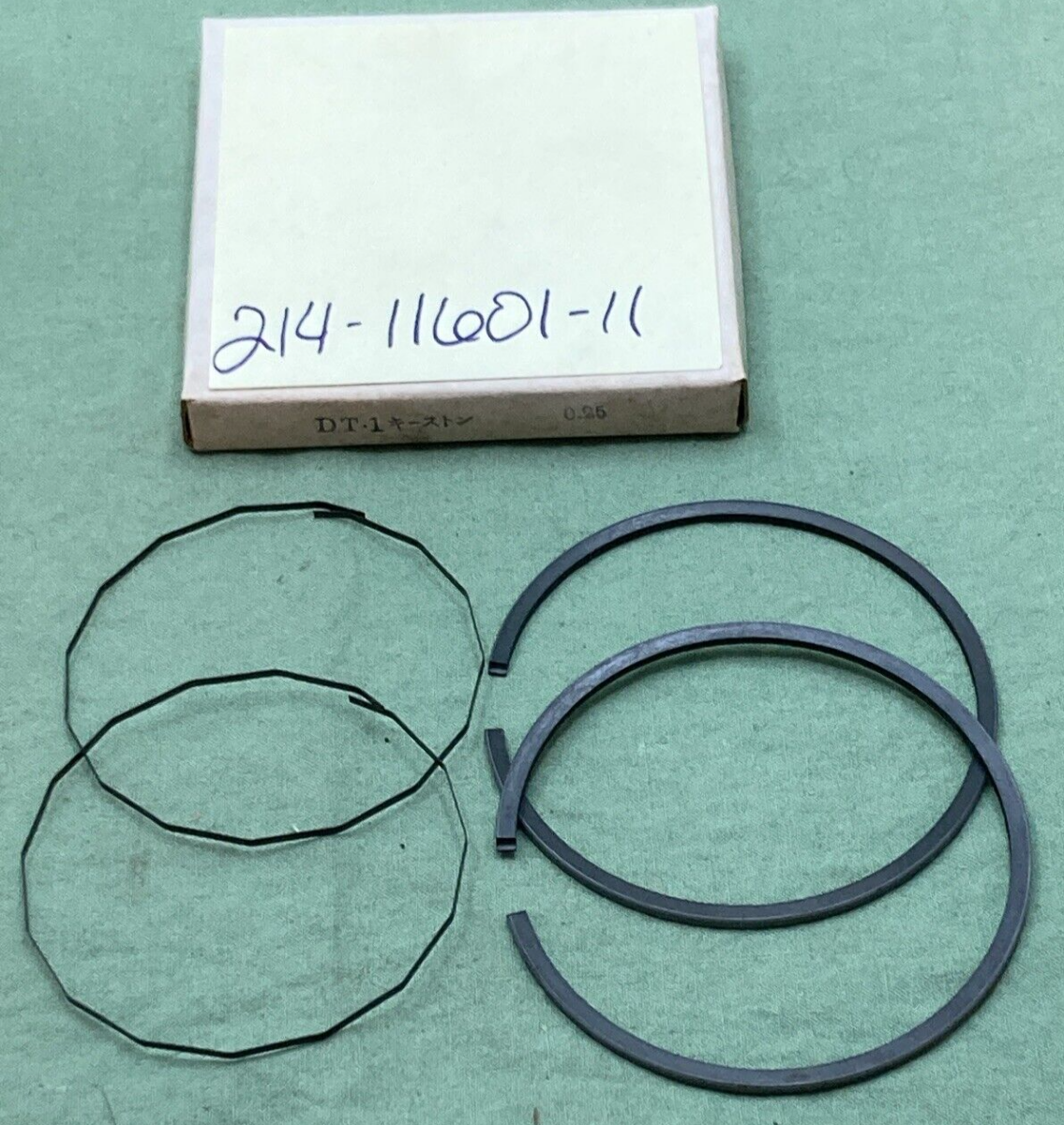 NEW REPLACES YAMAHA 214-11601-11 PISTON RING SET DT-1 4TH 0.25