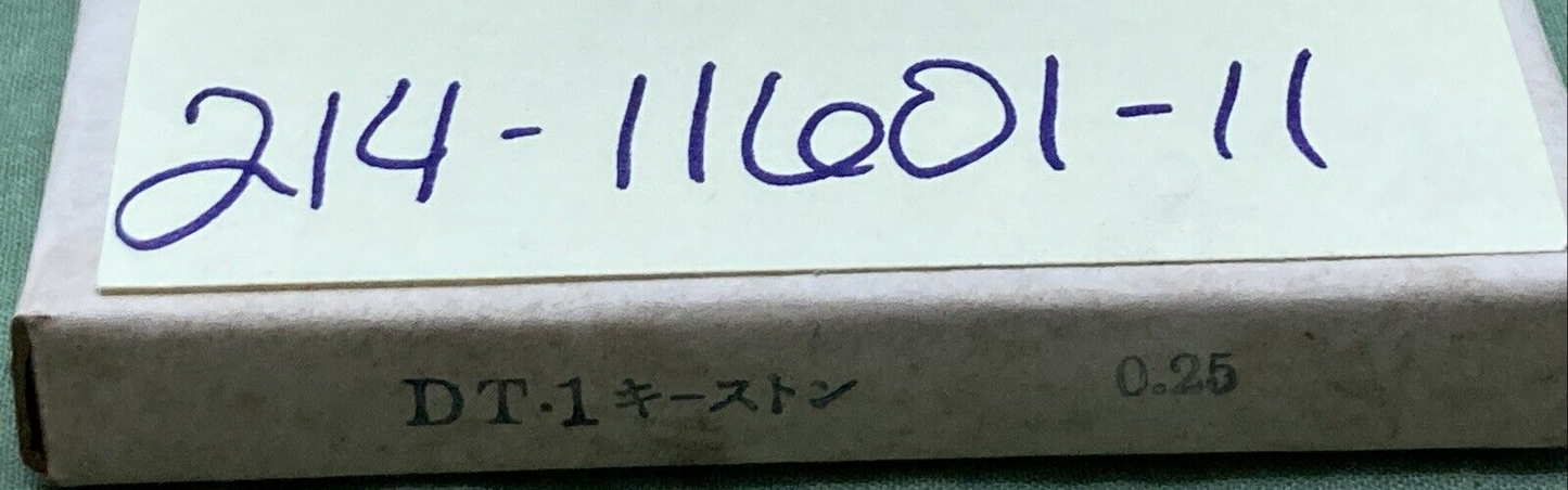 NEW REPLACES YAMAHA 214-11601-11 PISTON RING SET DT-1 4TH 0.25