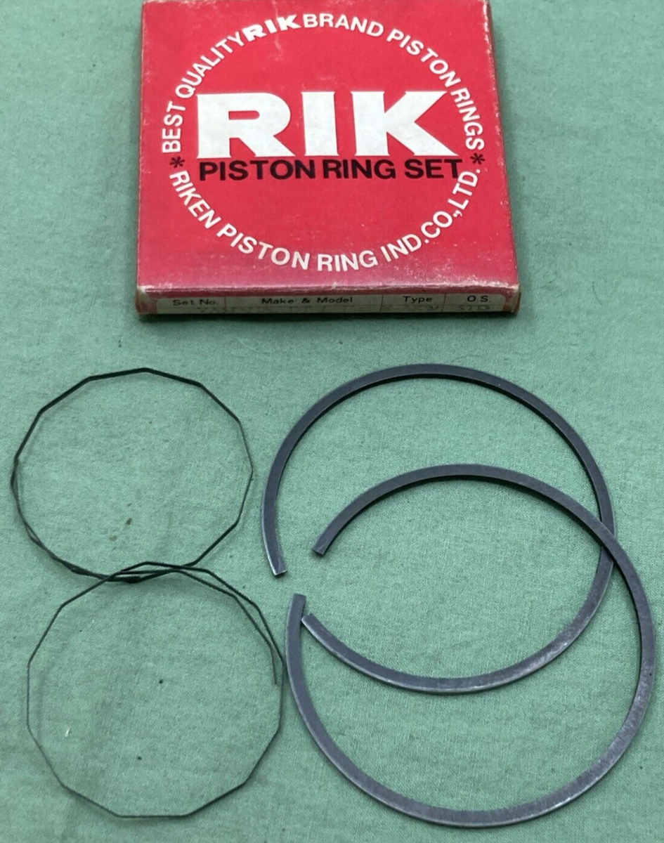 NEW RIK BRAND DT-1 STD PISTON RING SET REPLACES YAMAHA 214-11601-02