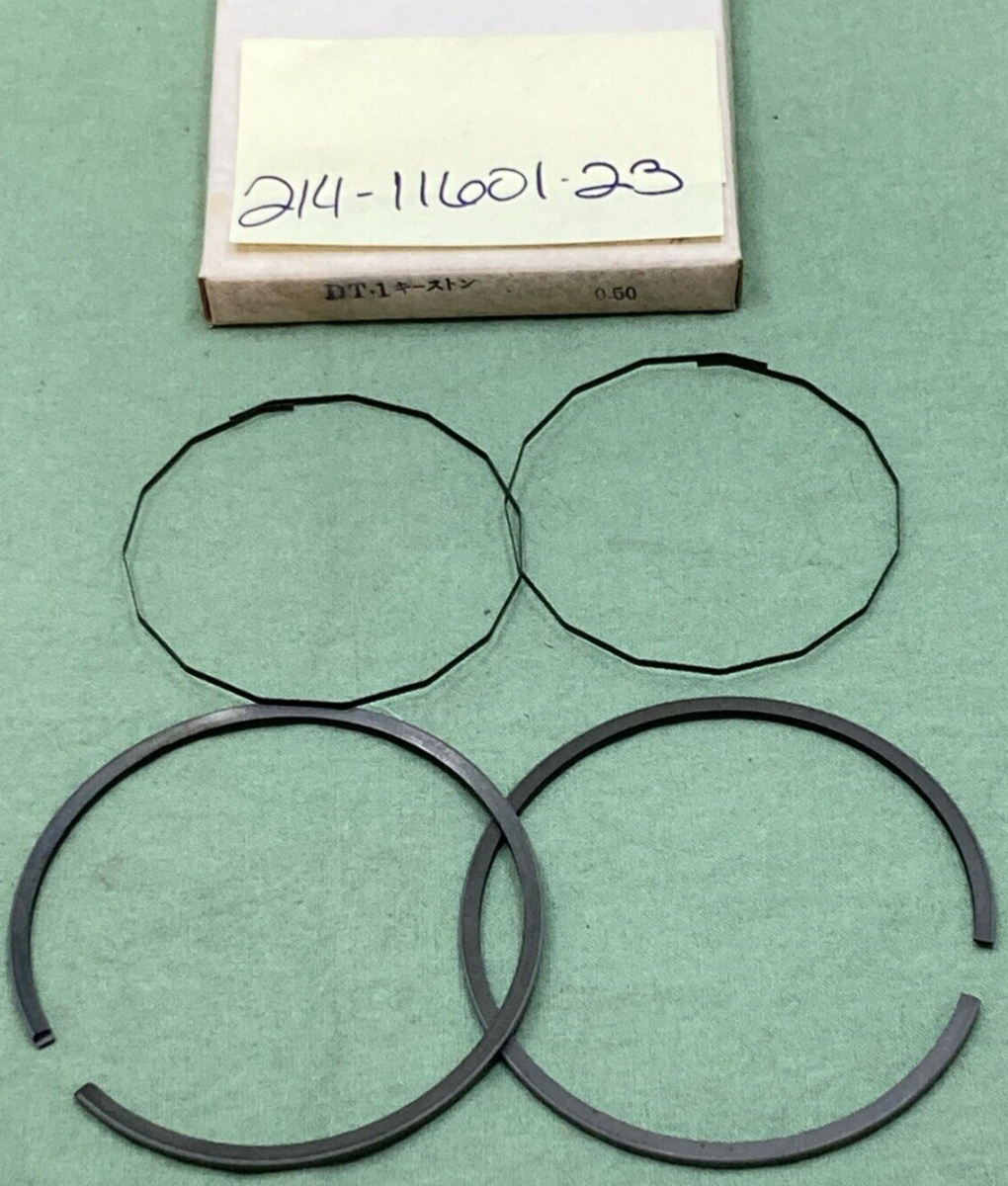 NEW REPLACES YAMAHA 214-11601-23 PISTON RING SET DT-1 2ND 0.50 O/S