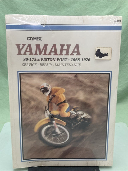 NEW CLYMER M410 80-175CC PISTON-PORT 68-76 SERVICE MANUAL YAMAHA