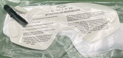 NEW SMITH VT20 Universal Tear Off Lens Kit 12 Pack