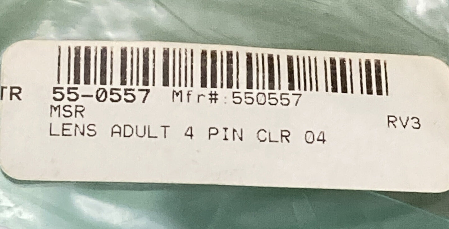 NEW TUCKER ROCKY RACING 55-0557 Clear Replacement Lens 4 Pin