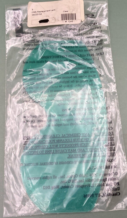 NEW SMITH 26020159 CLEAR REPLACEMENT LENS
