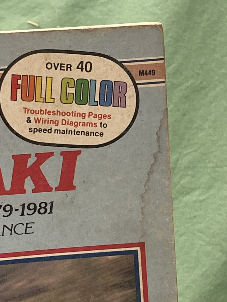 CLYMER M449 KZ500 550 FOURS 79-81 SERVICE MANUAL KAWASAKI