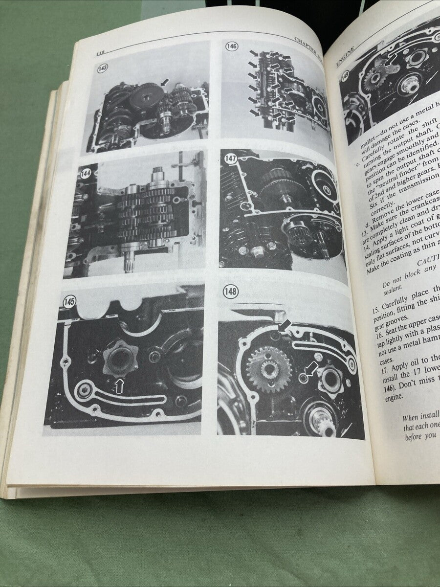 CLYMER M449 KZ500 550 FOURS 79-81 SERVICE MANUAL KAWASAKI