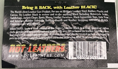 QTY 5 NEW DOC BAILEY'S 8005 SINGLE USE BLACK LEATHER RESTORE & WATERPROOF