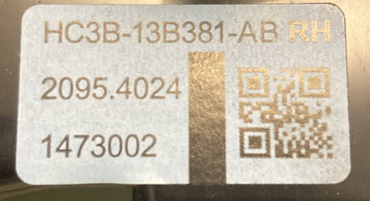 NEW GENUINE FORD HC3B-13B381-AB PASSENGER MIRROR SIGNAL LENS WITH SPOT LAMP