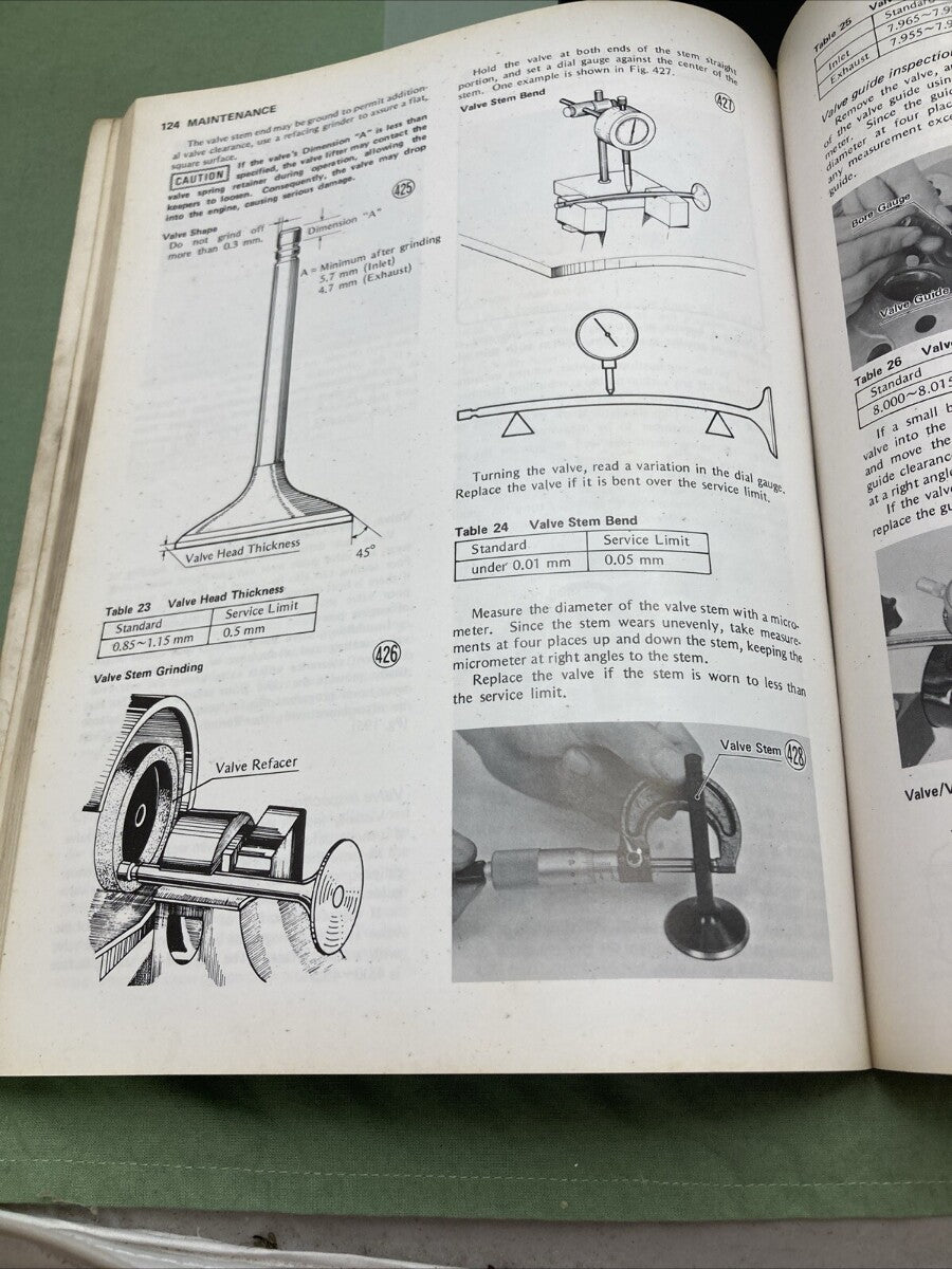 KAWASAKI 99997-744-01 KZ750 MOTORCYCLE SHOP MANUAL 1975