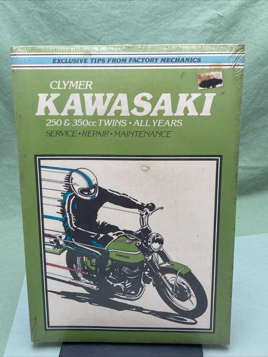 NEW CLYMER M352 250 & 350CC TWINS ALL YEARS SERVICE MANUAL KAWASAKI