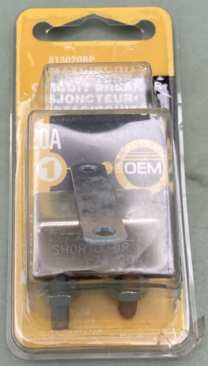 NEW LITTELFUSE 813020BP 20 Amp Stud Type Circuit Breaker