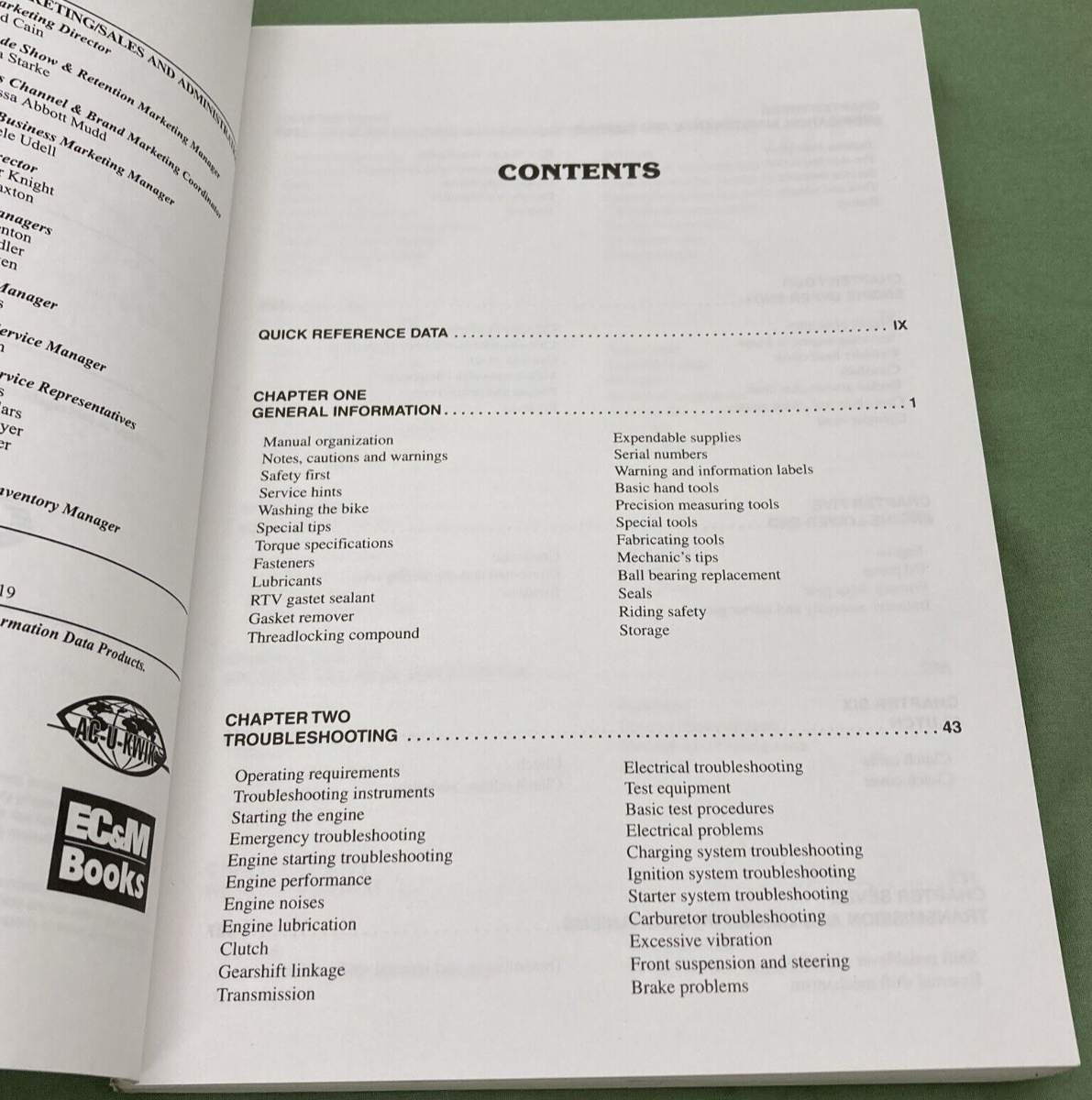 CLYMER M354-2 KAWASAKI VULCAN 800 & 800 CLASSIC SERVICE MANUAL 1995-2004