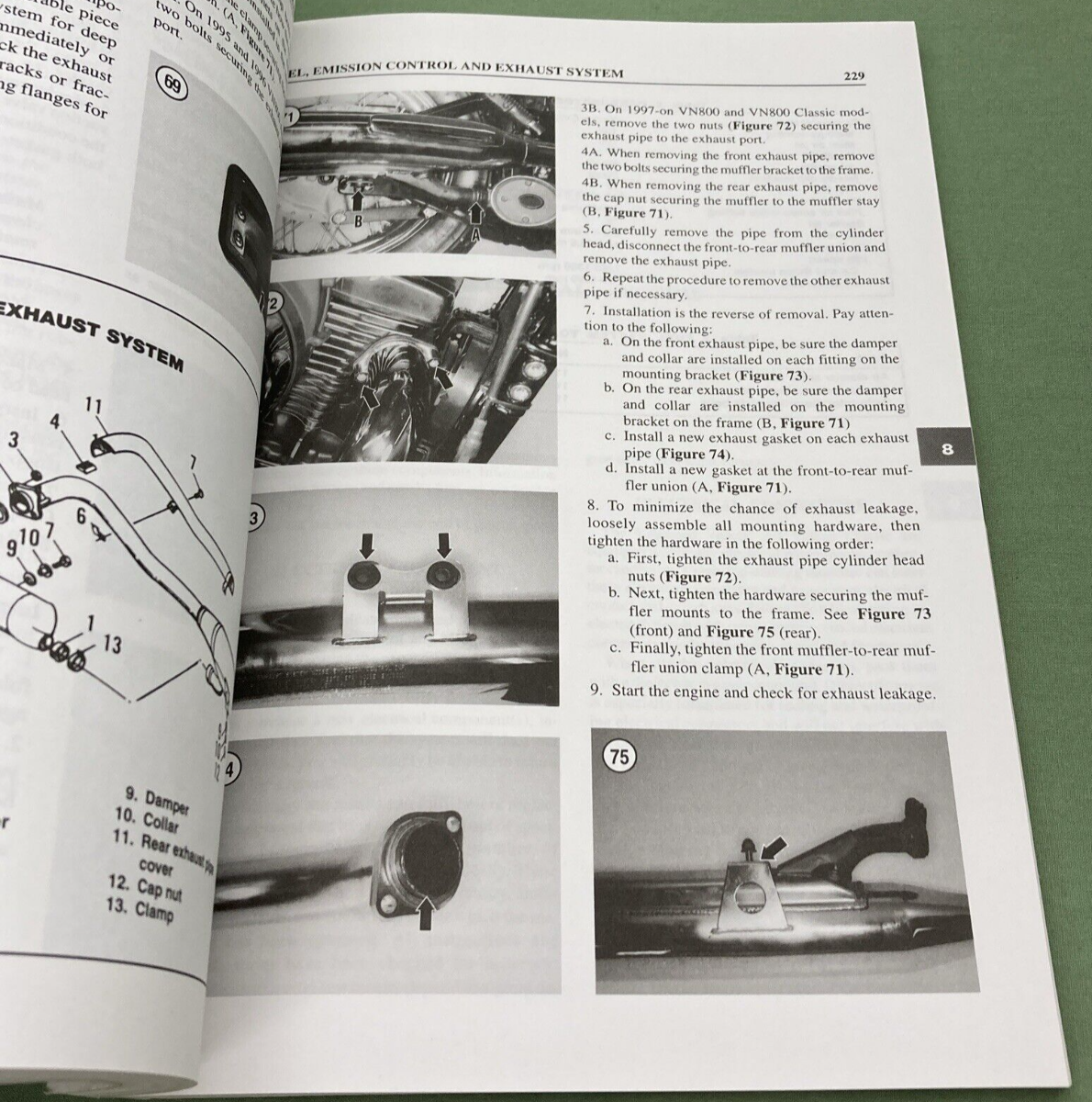 CLYMER M354-2 KAWASAKI VULCAN 800 & 800 CLASSIC SERVICE MANUAL 1995-2004