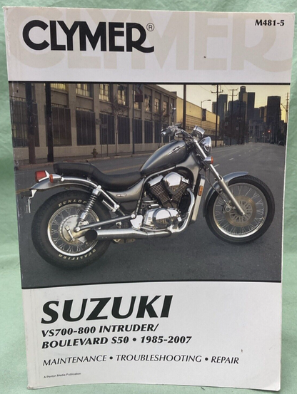 CLYMER M481-5 SUZUKI VS700-800 INTRUDER/BOULEVARD S50 SERVICE MANUAL 1985-2007