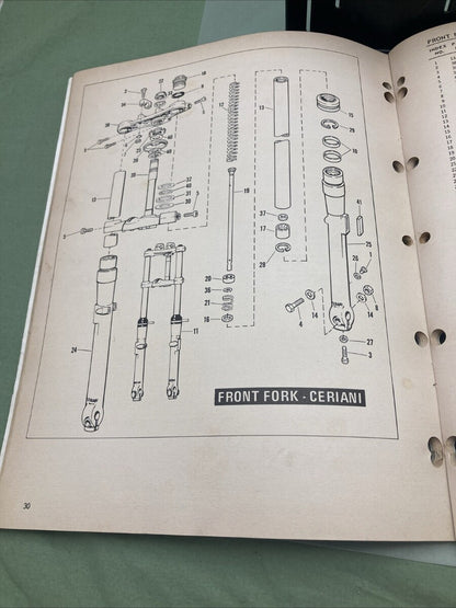 AMF HARLEY DAVIDSON 99432-76 SXT-125/SS-125 PARTS CATALOG 1975-1976