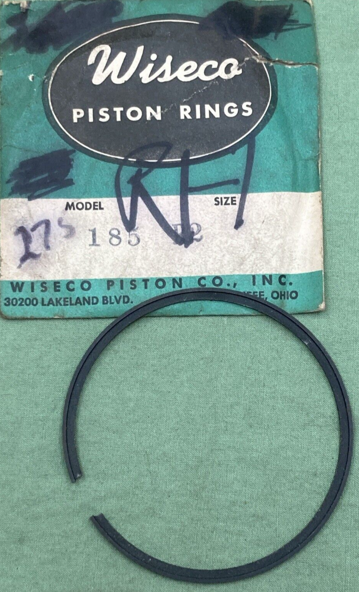 NEW WISECO 185 R2 PISTON RING 0.50