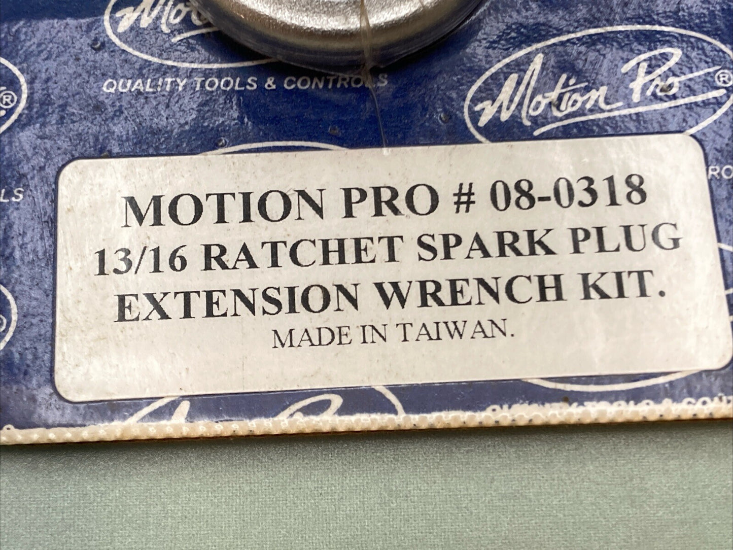 NEW MOTION PRO 08-0318 13/16 RATCHET SPARK PLUG EXTENSION WRENTCH KIT