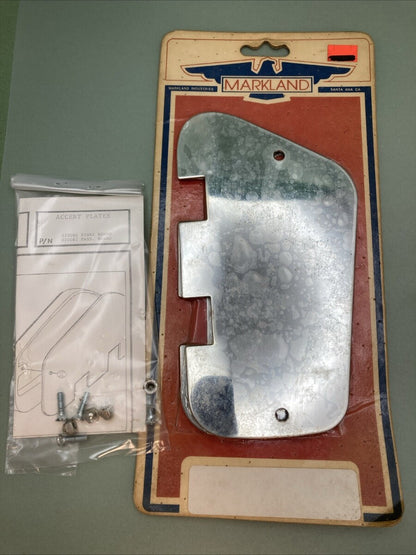NEW MARKLAND 070086 HIWAY BOARD PLATES CHROME