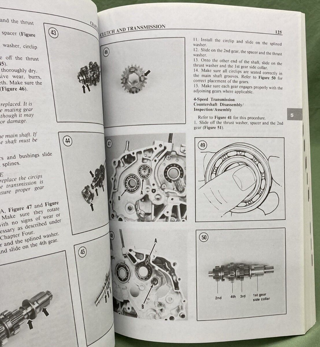 CLYMER M324-5 HONDA TWINSTAR, REBEL 250, & NIGHTHAWK 250 SERVICE MANUAL 78-03