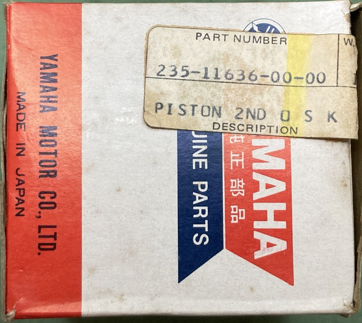 NEW GENUINE YAMAHA 235-11636-00 PISTON 2ND O/S