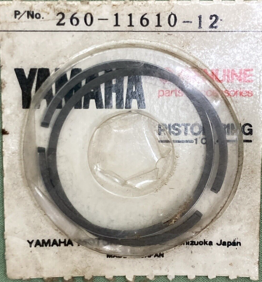 NEW GENUINE YAMAHA 260-11610-12 PISTON RING SET