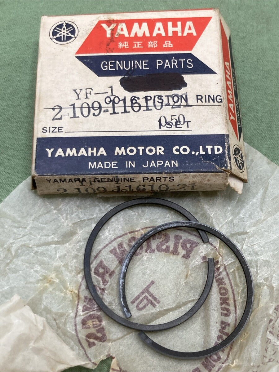 NEW GENUINE YAMAHA 109-11610-21 PISTON RING SET 0.50