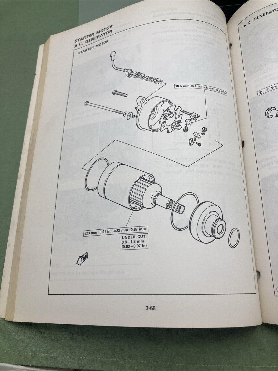 YAMAHA LIT-11616-03-62 XC 180K/KC SERVICE MANUAL