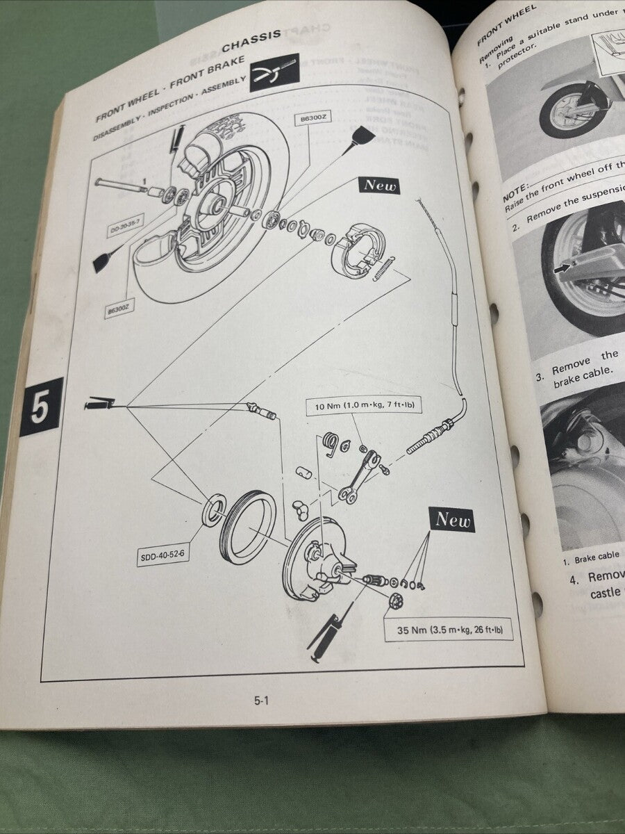 YAMAHA LIT-11616-03-63 CV 80K SERVICE MANUAL