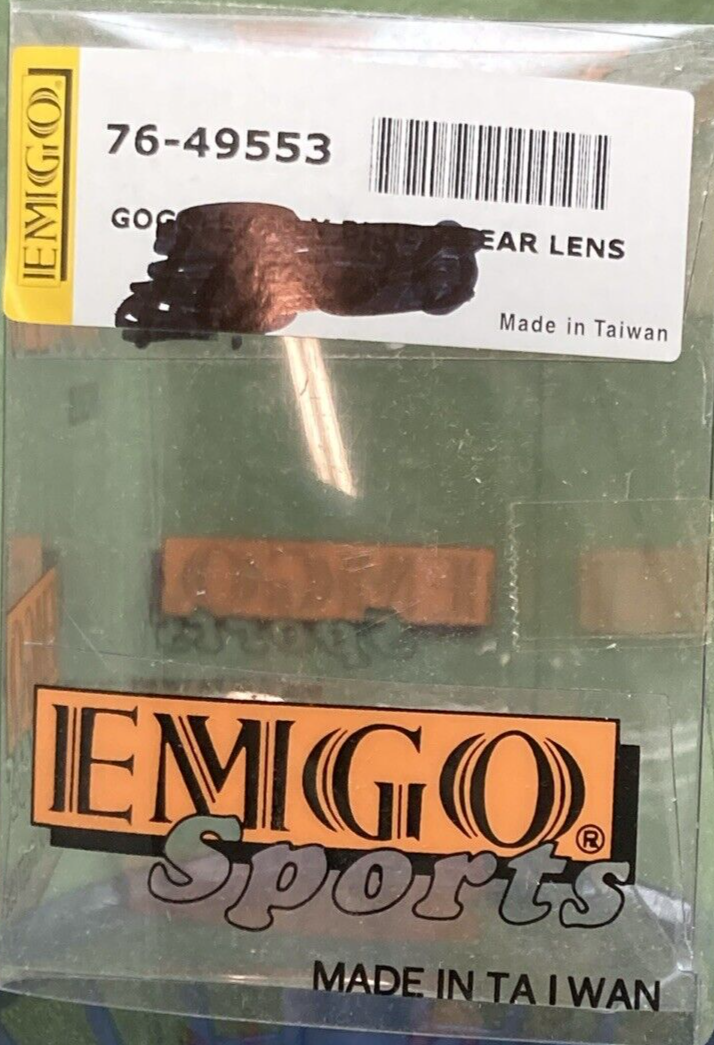NEW EMGO 76-49553 GOGGLE ECONOMY BLUE