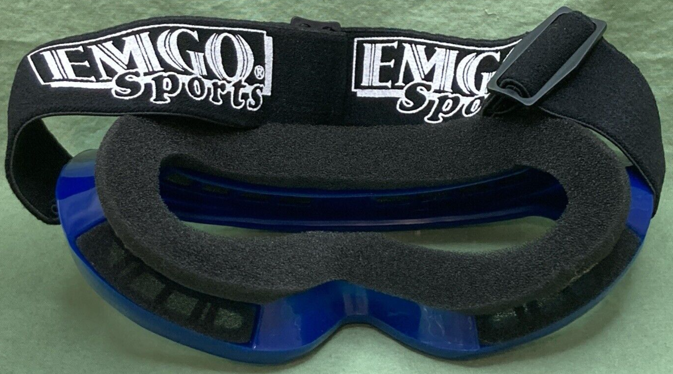 NEW EMGO 76-49553 GOGGLE ECONOMY BLUE